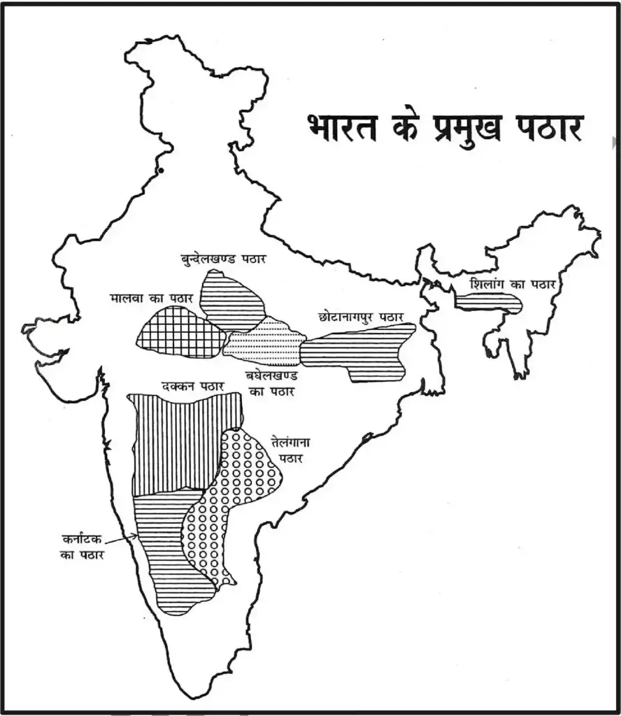 India Land Area »  peninsula plateau of india