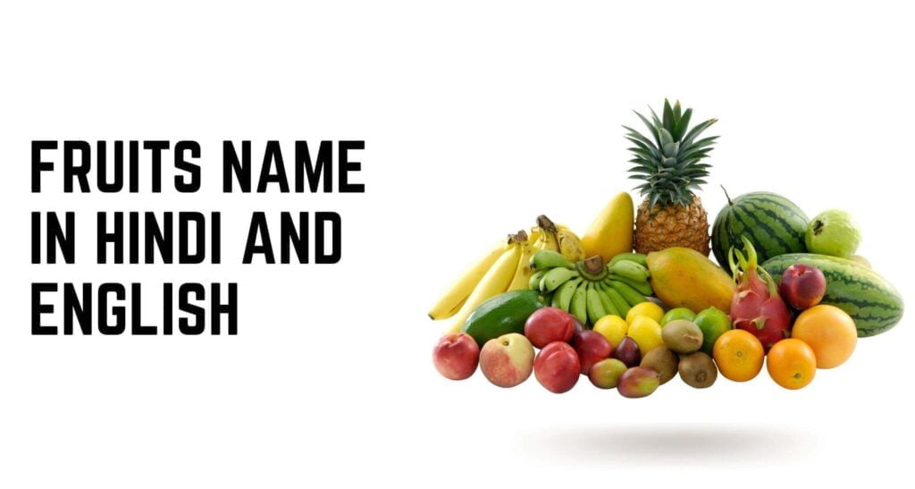 Fruits Name In Hindi And English | फलों के नाम | फलों के प्रकार